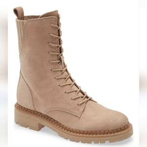 Sam Edelman Lex Boot Sesame Suede. Size 8